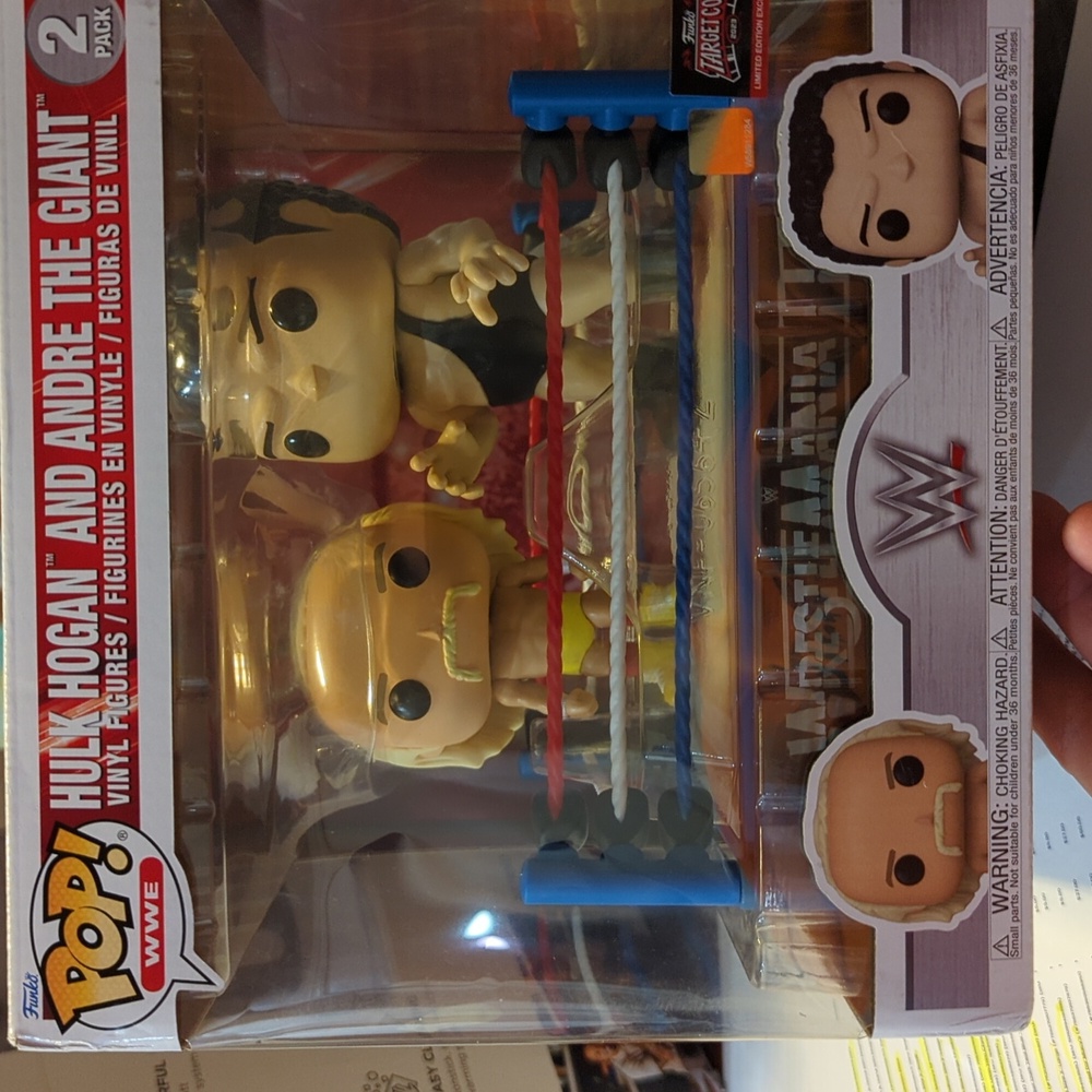 Funko POP! WWE: Hulk Hogan & Andre The Giant (Target Exclusive - Picture 2 of 7